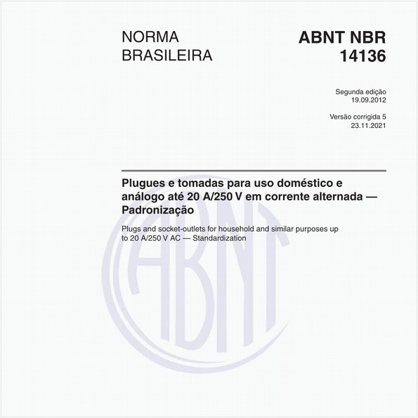 NBR14136 de 09/2012