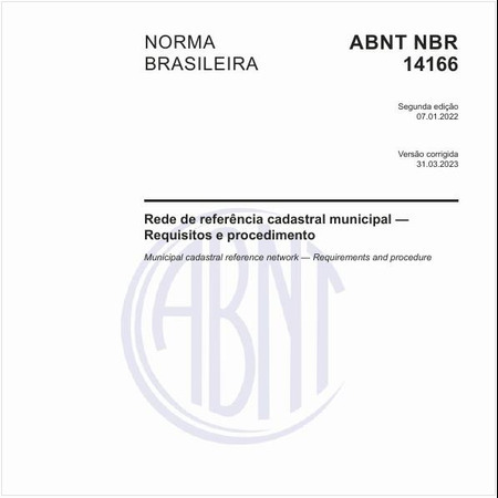 Rede de referência cadastral municipal — Requisitos e procedimento