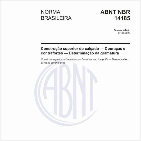 Construção superior do calçado — Couraças e contrafortes — Determinação da gramatura