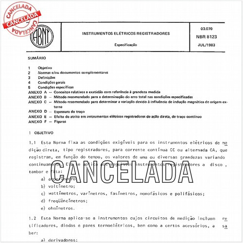 Instrumentos elétricos registradores