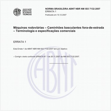 NBRNM-ISO7132 de 09/2007