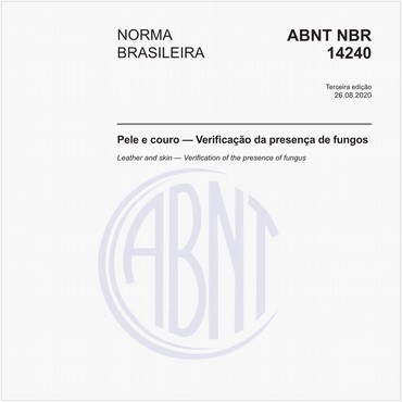 NBR14240 de 08/2020