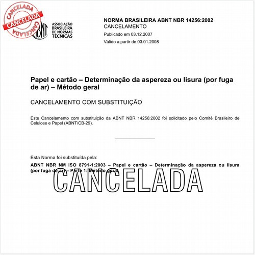 Papel e cartão - Determinação da aspereza ou lisura (por fuga de ar) - Método geral