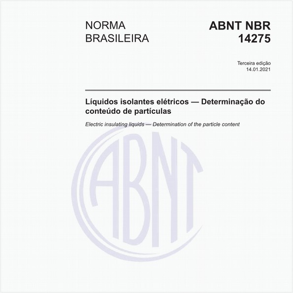 NBR14275 de 01/2021