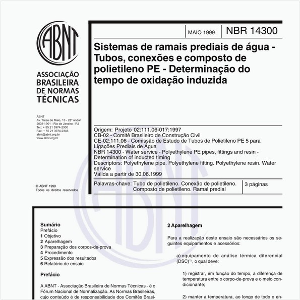 NBR14300 de 05/1999