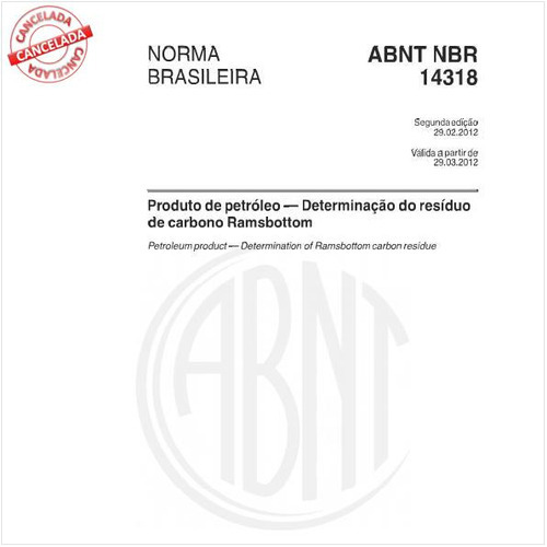 Produto de petróleo - Determinação do resíduo de carbono Ramsbottom