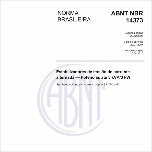 NBR14373 de 12/2006