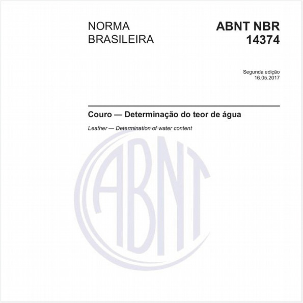 Couro — Determinação do teor de água