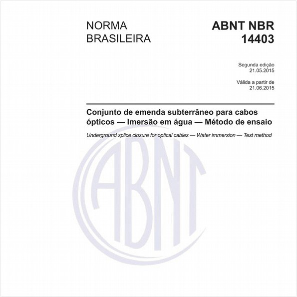 NBR14403 de 05/2015