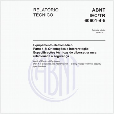 ABNT IEC/TR60601-4-5 de 06/2022
