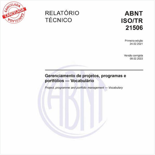 Gerenciamento de projetos, programas e portfólios - Vocabulário