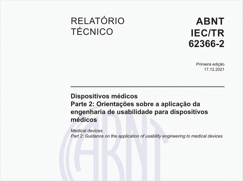 Dispositivos médicos - Parte 2: Orientações sobre a aplicação da engenharia de usabilidade para dispositivos médicos
