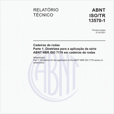 ABNT ISO/TR13570-1 de 05/2021