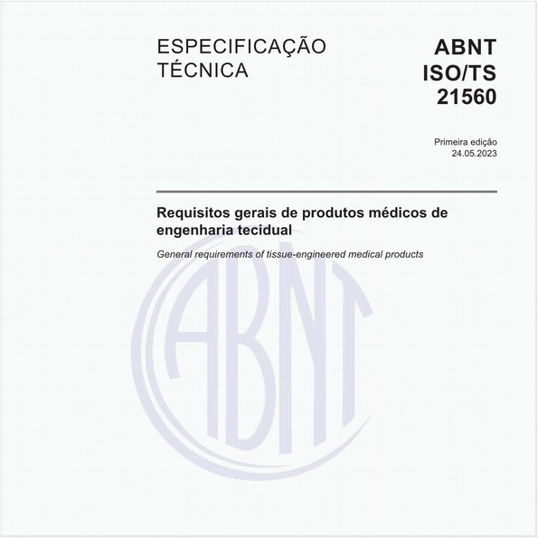 Requisitos gerais de produtos médicos de engenharia tecidual