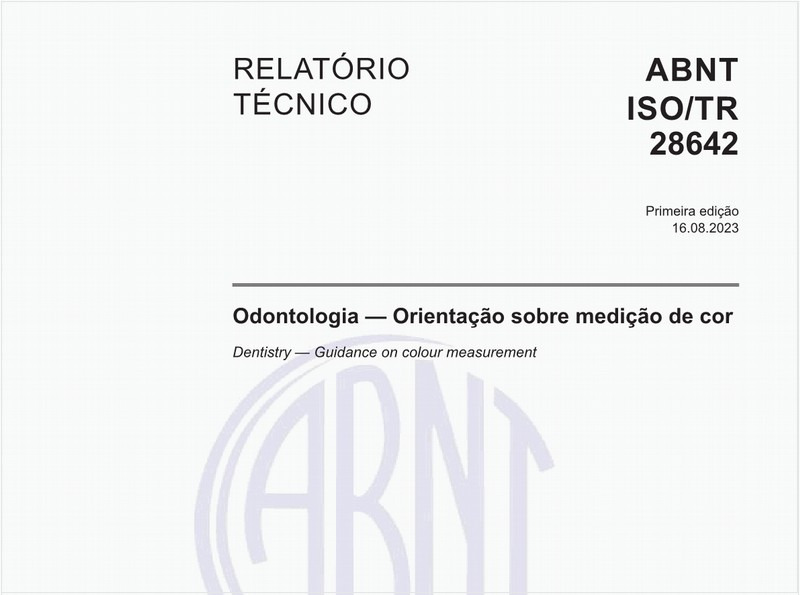Odontologia — Orientação sobre medição de cor