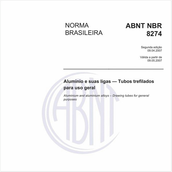Alumínio e suas ligas - Tubos trefilados para uso geral