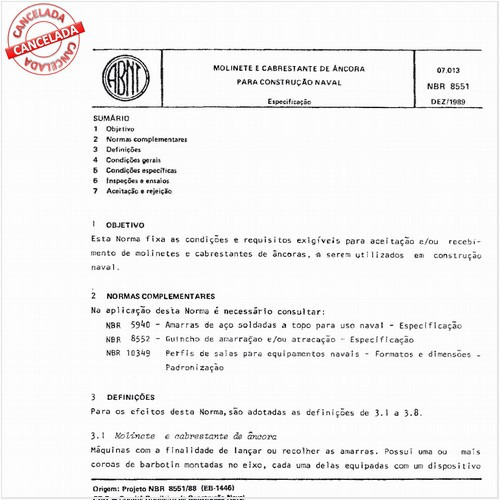 Molinete e cabrestante de âncora para construção naval