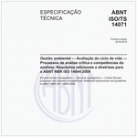 ABNT ISO/TS14071