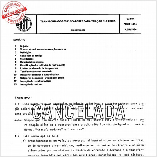 Transformadores e reatores para tração elétrica