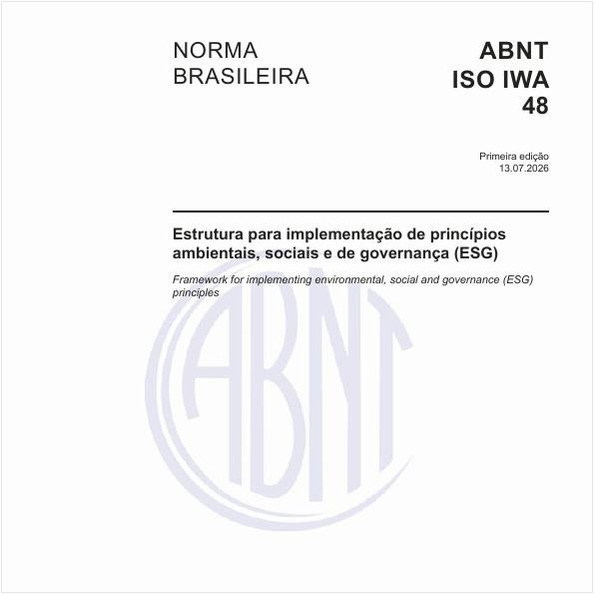 Estrutura para implementação de princípios ambientais, sociais e de governança (ESG)