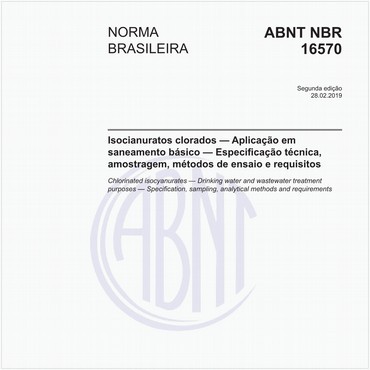 NBR16570 de 02/2019