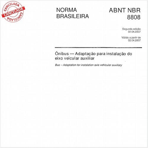Ônibus - Adaptação para instalação do eixo veicular auxiliar