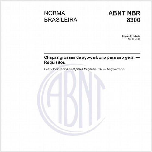 Chapas grossas de aço-carbono para uso geral — Requisitos