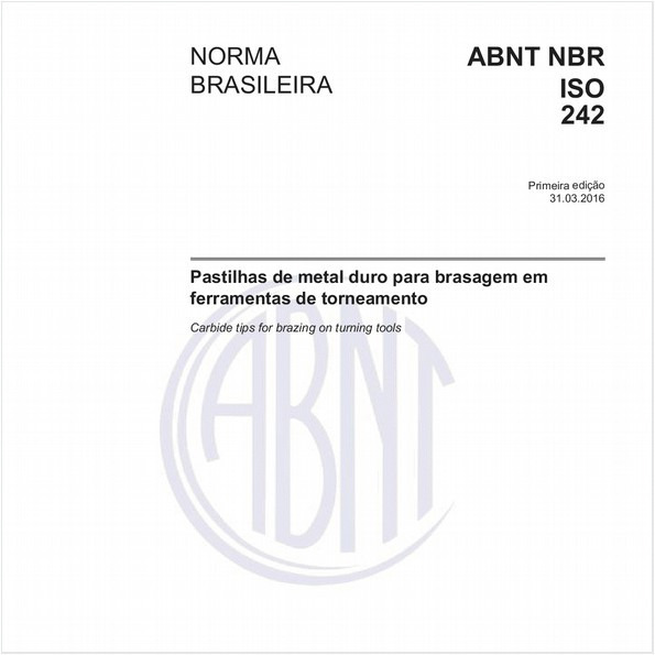 Pastilhas de metal duro para brasagem em ferramentas de torneamento