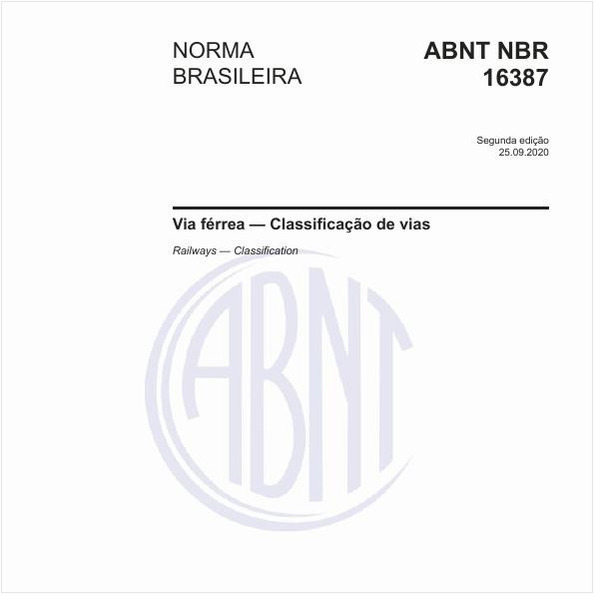 Via férrea — Classificação de vias