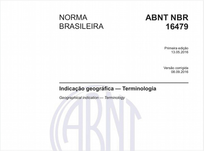 Indicação geográfica - Terminologia