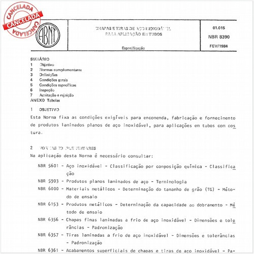 Chapas e tiras de aço inoxidável para aplicação em tubos