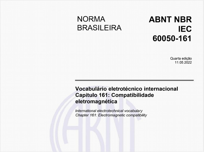 Vocabulário eletrotécnico internacional - Parte 161: Compatibilidade eletromagnética