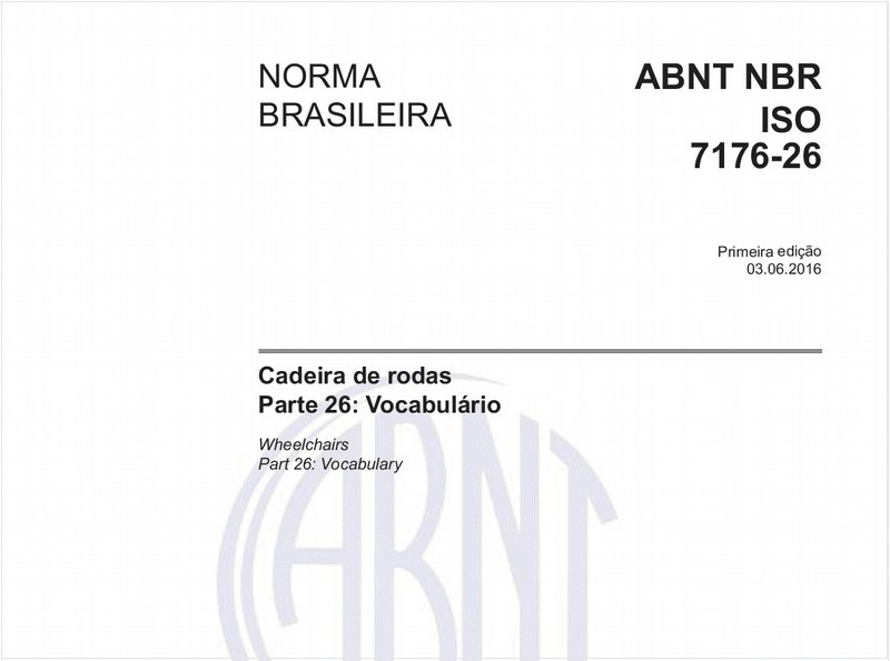 Cadeira de rodas - Parte 26: Vocabulário