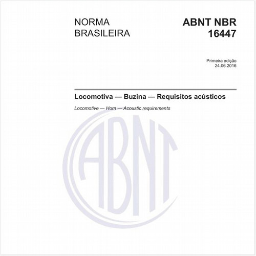 Locomotiva - Buzina - Requisitos acústicos