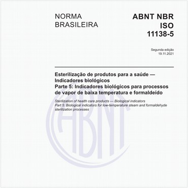 NBRISO11138-5 de 11/2021