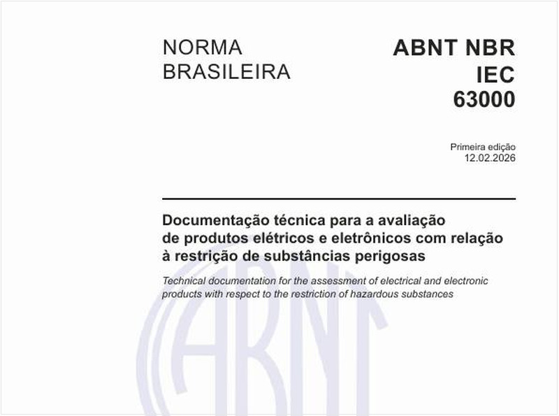Documentação técnica para a avaliação de produtos elétricos e eletrônicos com relação à restrição de substâncias perigosas