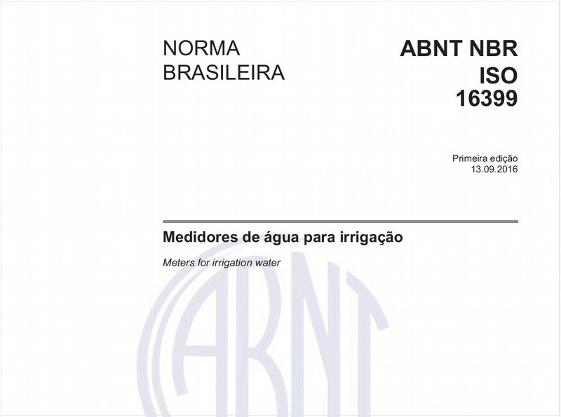 Medidores de água para irrigação