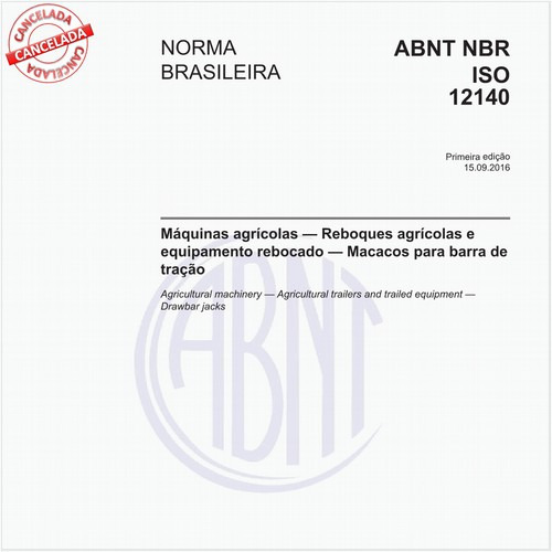 Máquinas agrícolas - Reboques agrícolas e equipamento rebocado - Macacos para barra de tração