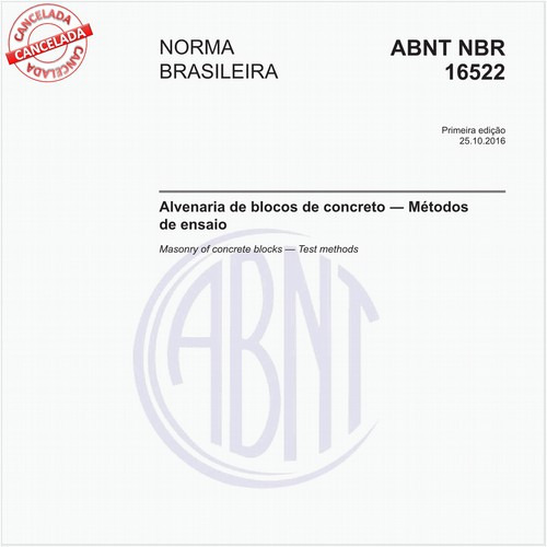 Alvenaria de blocos de concreto - Métodos de ensaio