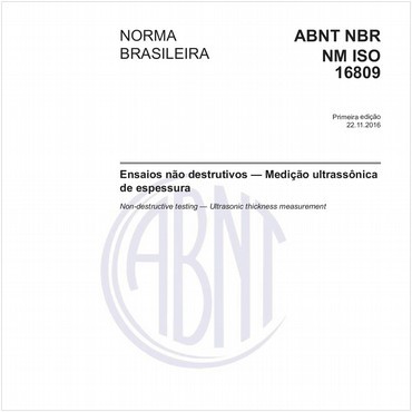 NBRNM-ISO16809 de 11/2016