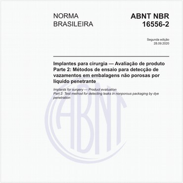 NBR16556-2 de 09/2020