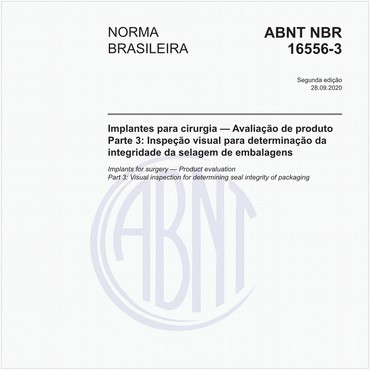 NBR16556-3 de 09/2020