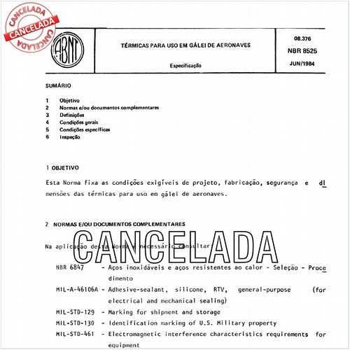 Térmicas para uso em galei de aeronaves