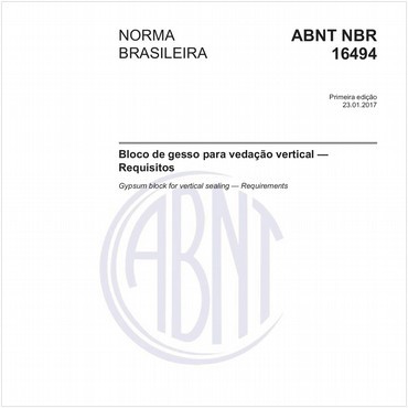 NBR16494 de 01/2017