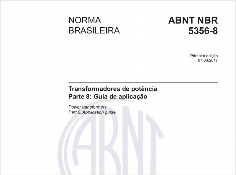 Transformadores de potência - Parte 8: Guia de aplicação
