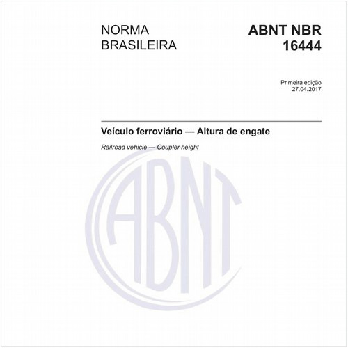 Veículo ferroviário - Altura de engate