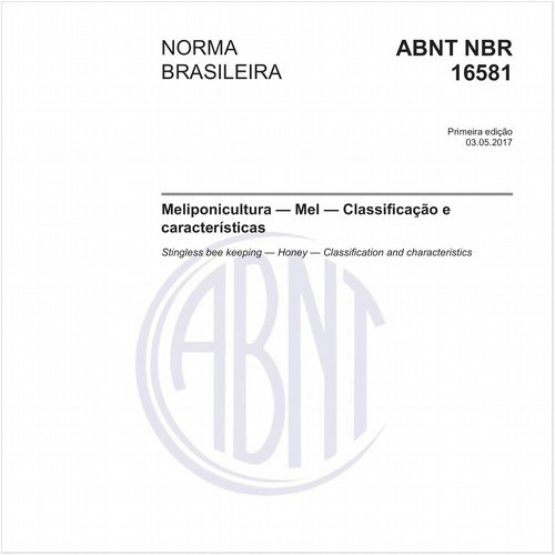 Meliponicultura — Mel — Classificação e características
