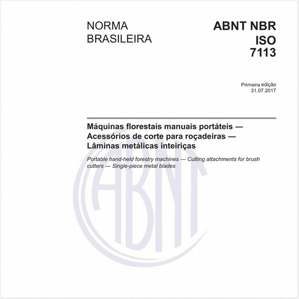 Máquinas florestais manuais portáteis - Acessórios de corte para roçadeiras - Lâminas metálicas inteiriças