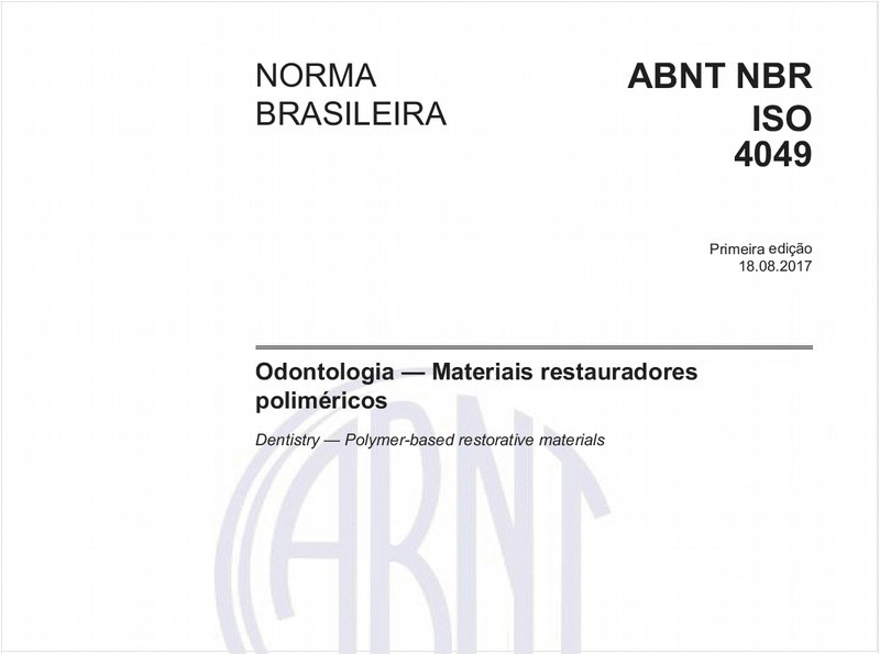 Odontologia — Materiais restauradores poliméricos