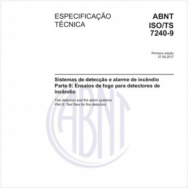 ABNT ISO/TS7240-9 de 09/2017